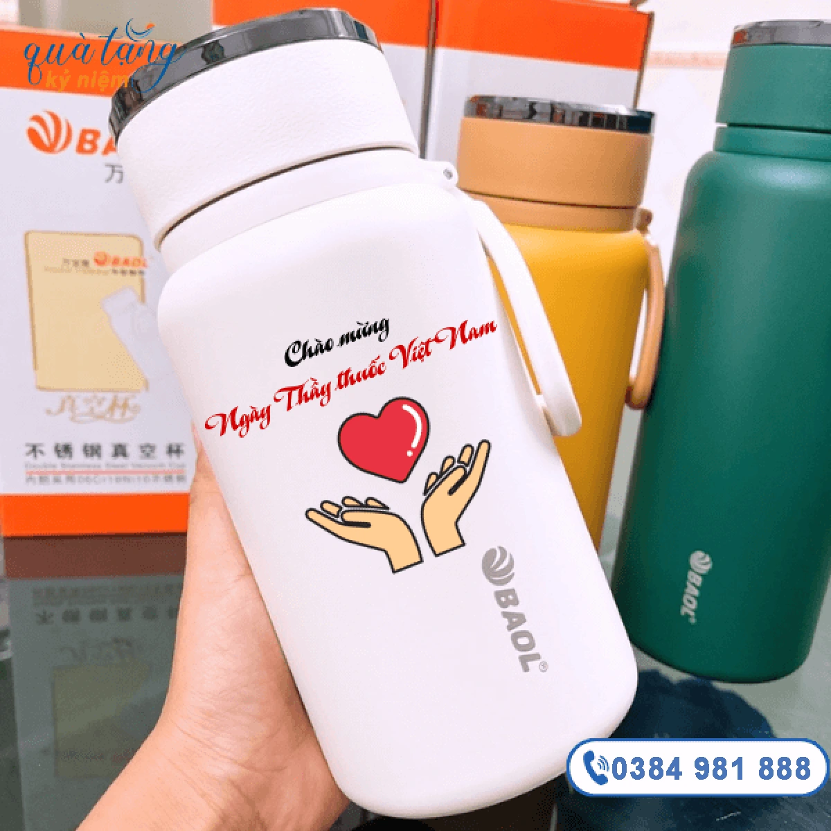 Quà tặng 27/2 - Bình giữ nhiệt
