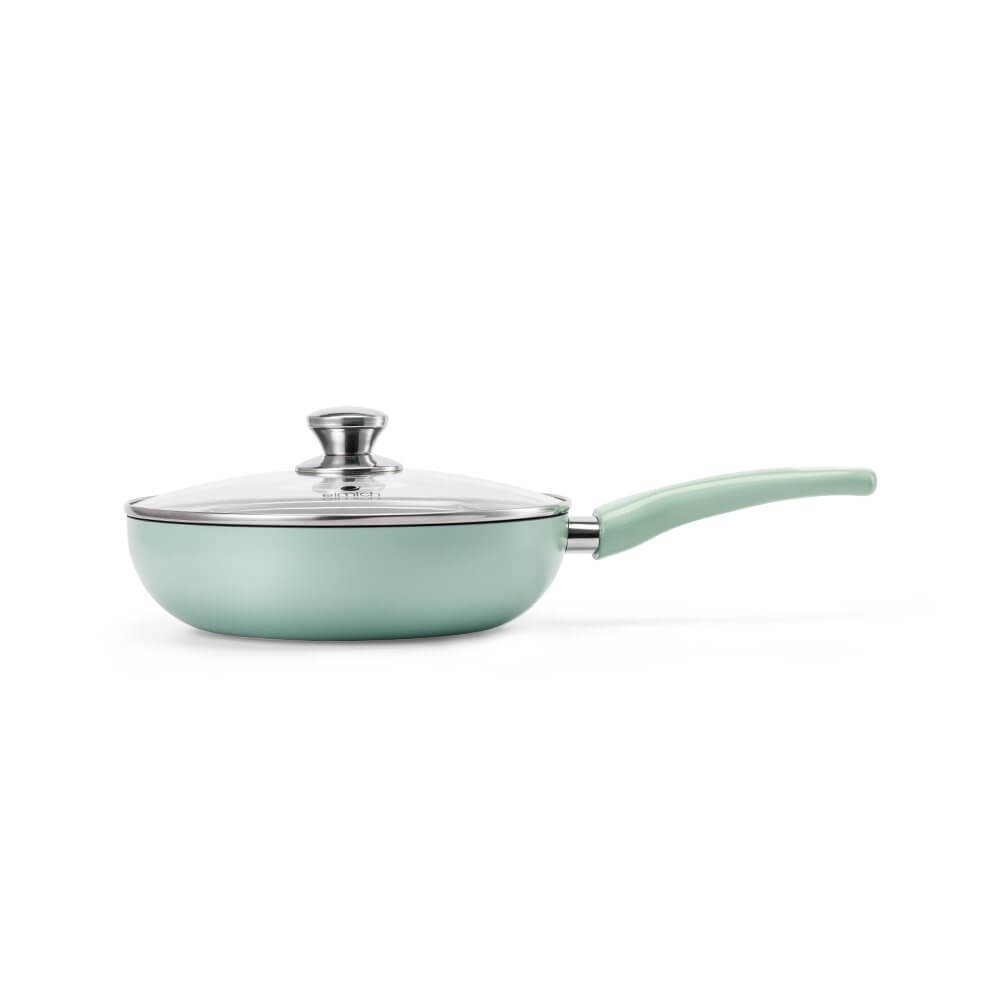 Chảo sâu lòng chống dính có vung kính Elmich EL-5913GY26 size 26cm