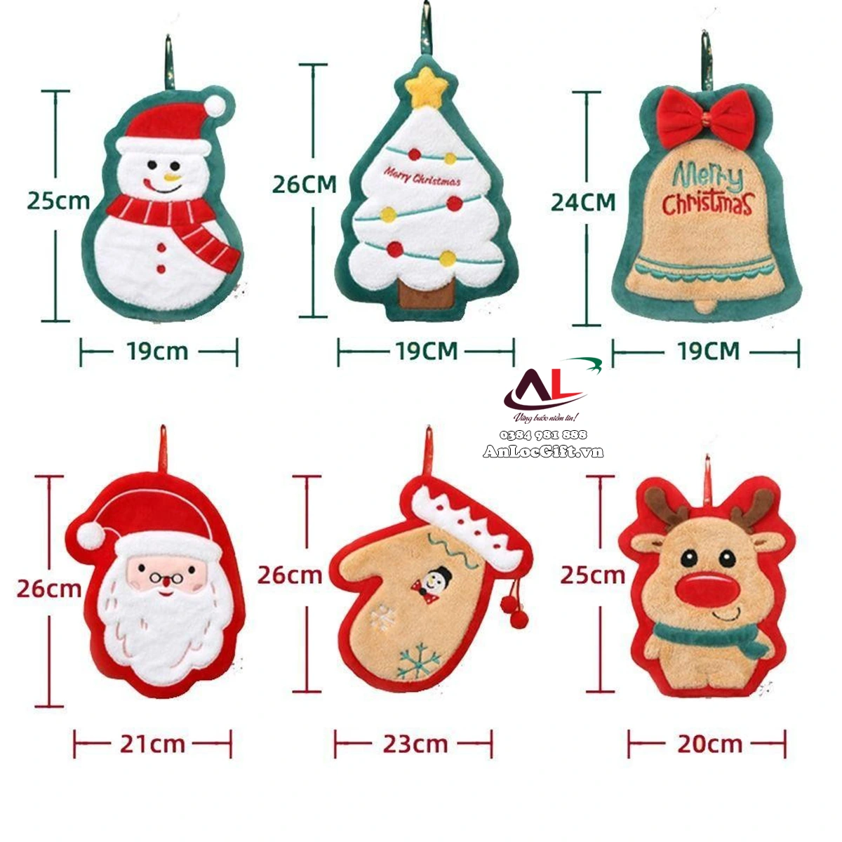 Khăn Lau Tay Hoặc Khăn Bếp Noel