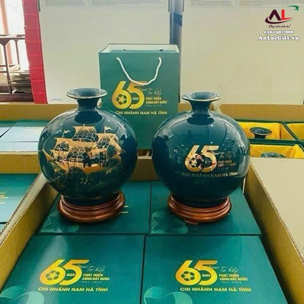 Bình hoa In hình - Mẫu 01