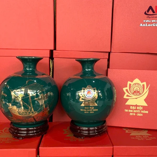 Bình hoa In hình - Mẫu 01