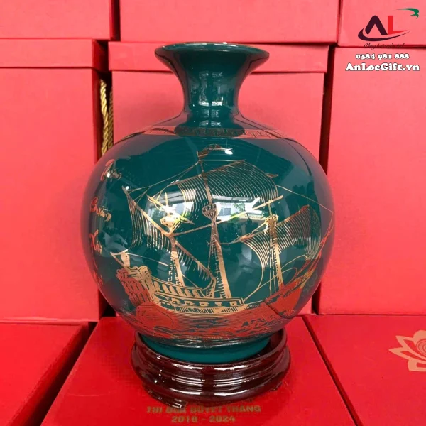 Bình hoa In hình - Mẫu 01