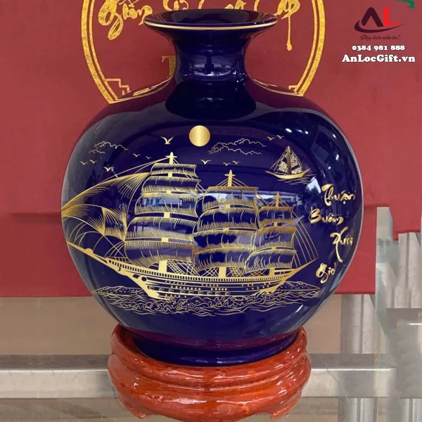 Bình hoa In hình - Mẫu 02